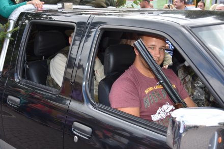 Korowód dożynkowy przeszedł przez Wisłę